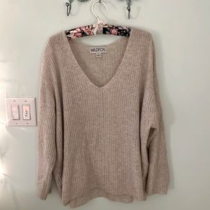 Oversized Wildfox Cashmere Sweater Sz M
